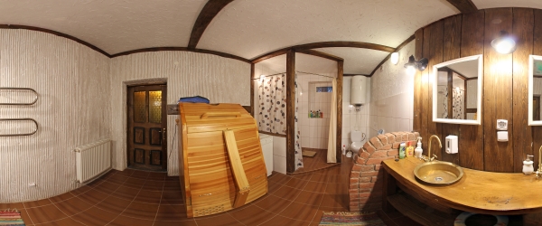 туалетная комната и фитосауна, 1-ый этаж
