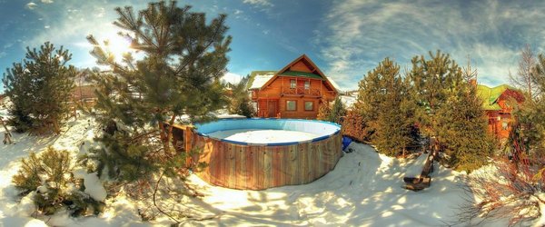 Басейн взимку