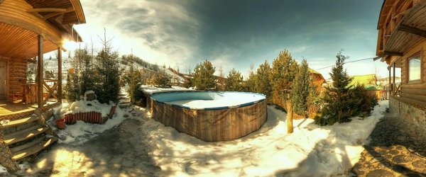 Басейн взимку