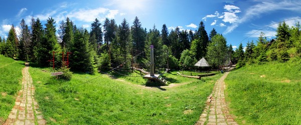 Дитяча лінія мотузкового парку