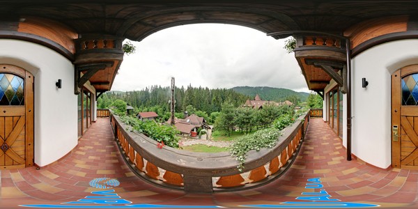 Люкс на 2-му поверсі котеджу, балкон-тераса