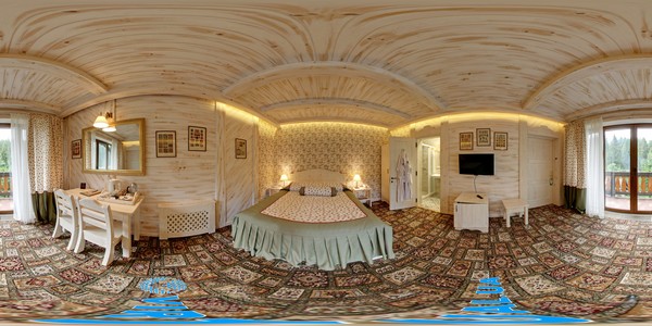 Люкс на 2-му поверсі котеджу, 1-ша спальня