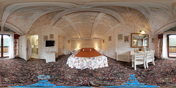 Люкс на 3-му поверсі котеджу, 1-ша спальня +